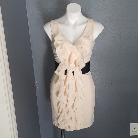Alythea Dresses & Skirts - Alythea Belted Ruffle Dress